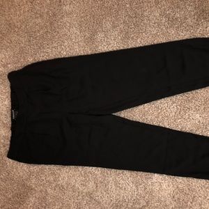 Black business-casual slacks